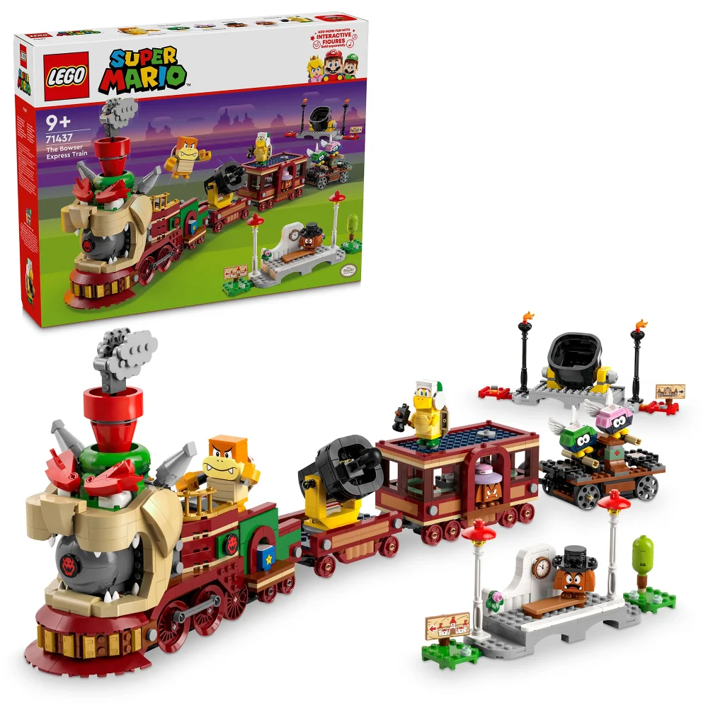 LEGO Super Mario The Bowser Express Train Building Toy 71437 Image 1