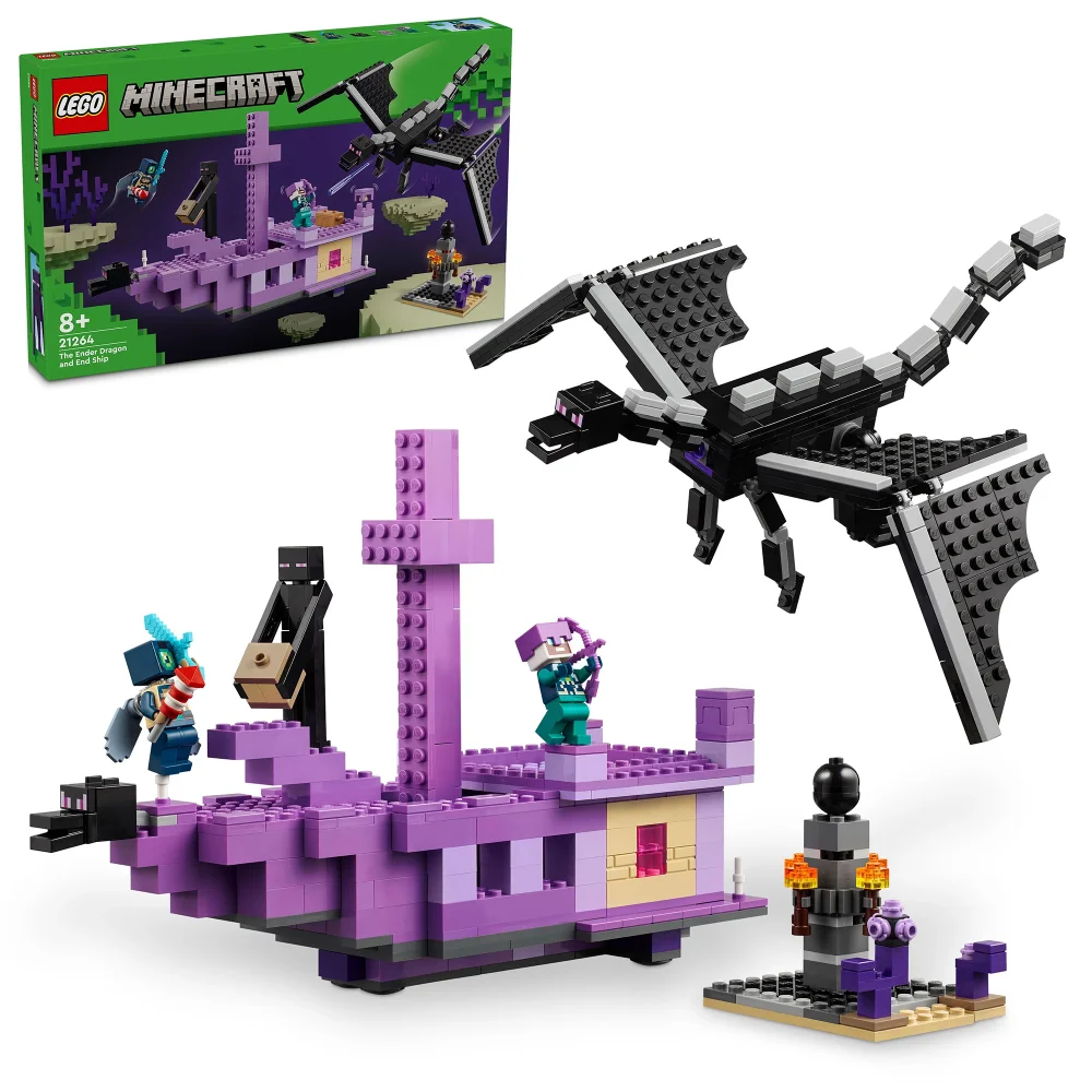 LEGO Minecraft The Ender Dragon and End Ship Toy Set 21264 Image 1