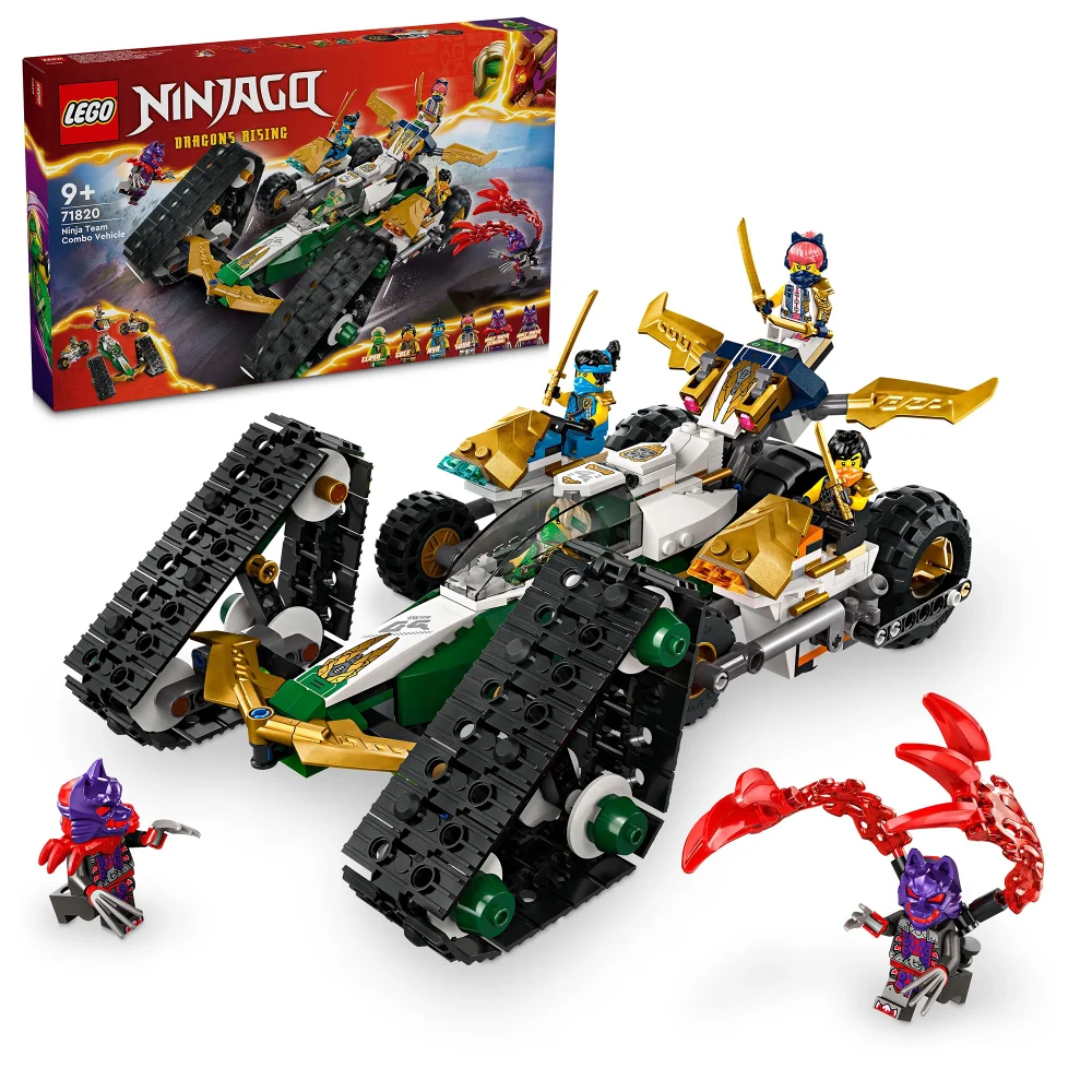LEGO NINJAGO Ninja Team Combo Vehicle Ninja Toy Set 71820 Image 1