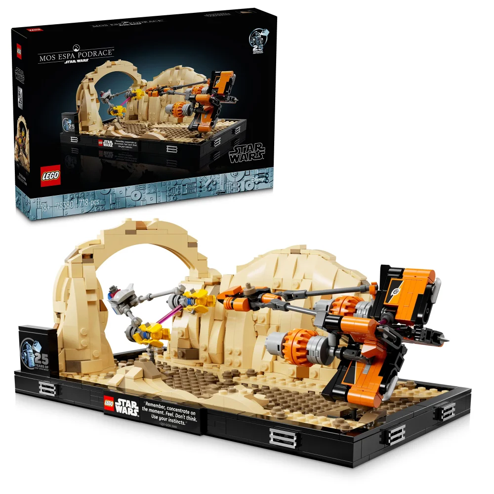 LEGO Star Wars Mos Espa Podrace Diorama Set for Adults 75380 Image 1