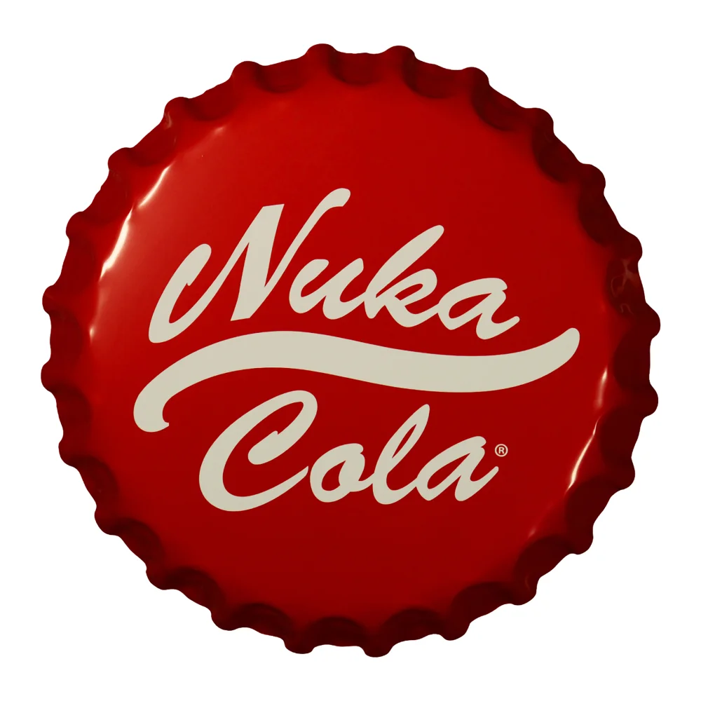Fallout Nuka-Cola Bottle Cap Tin Sign by Fanattik Image 1