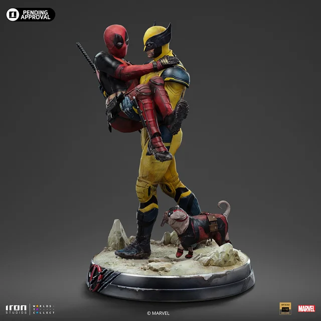 Iron Studios Deadpool and Wolverine Movie - Deluxe Art Scale 1/10 Statue