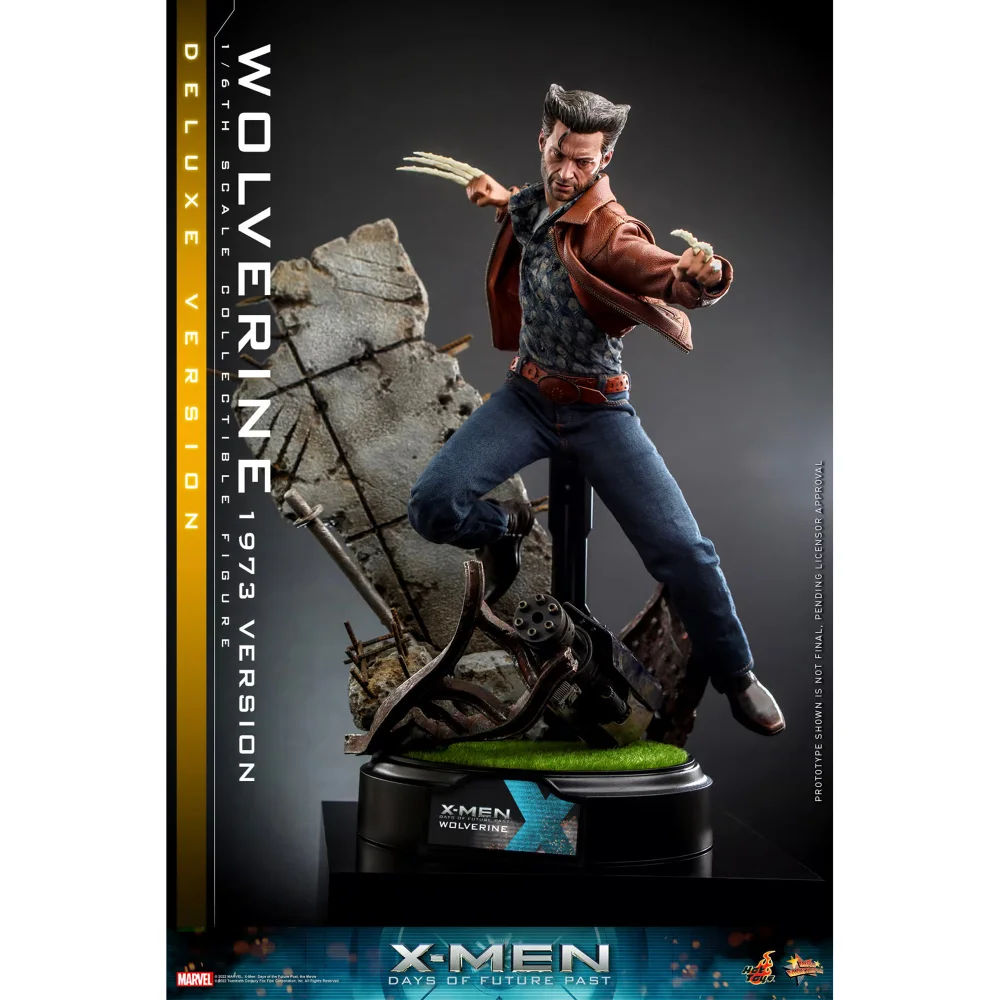 Hot Toys 1:6 Scale Marvel X-Men Wolverine 1973 Version Deluxe Edition Statue Image 1