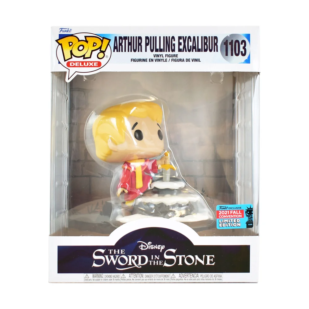 Funko POP Deluxe Sword In The Stone Arthur & Excalibur Image 1