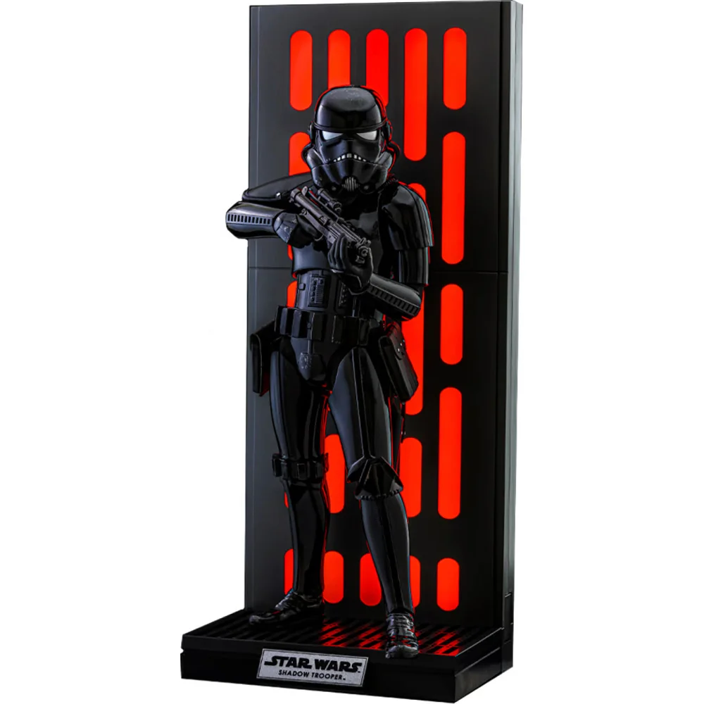 Hot Toys Star Wars 1:6 Scale Shadow Trooper with Death Star Enviroment Statue (30cm) Image 1