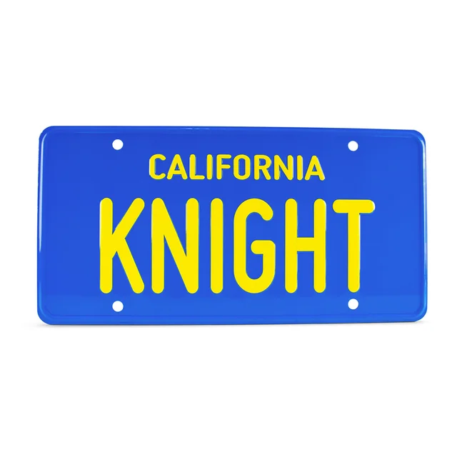 Doctor Collector Knight Rider License Plate