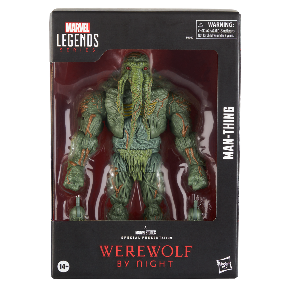 Marvel Legends Series Man-Thing, Marvel Studios’ Werewolf by Night Adult 6 Inch Collectible Action Figure Image 1