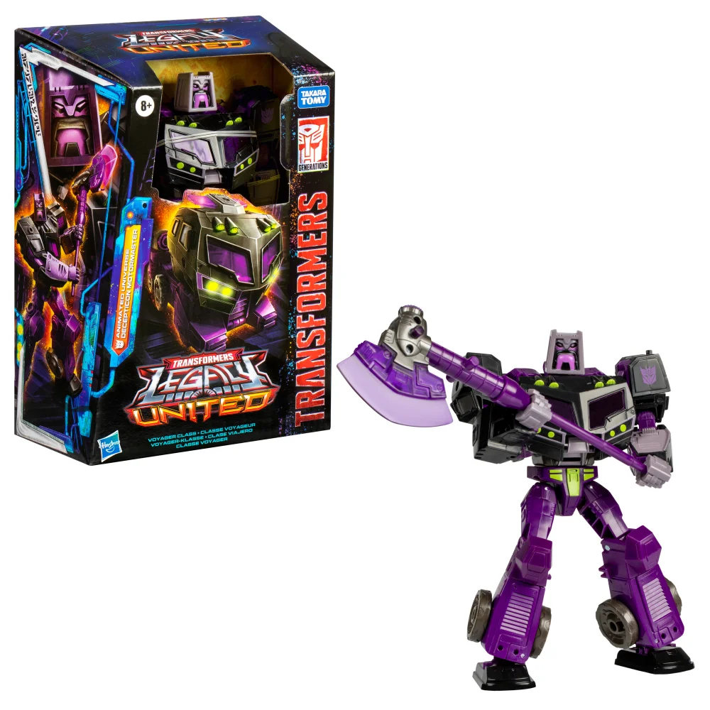 Transformers Legacy United Voyager Class Transformers: Animated Universe Decepticon Motormaster Action Figure Image 1