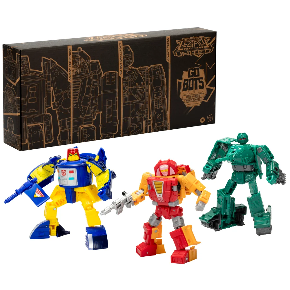 Transformers Generations Selects Legacy United Deluxe Class Go-Bot Guardians 3 Pack Action Figures Image 1