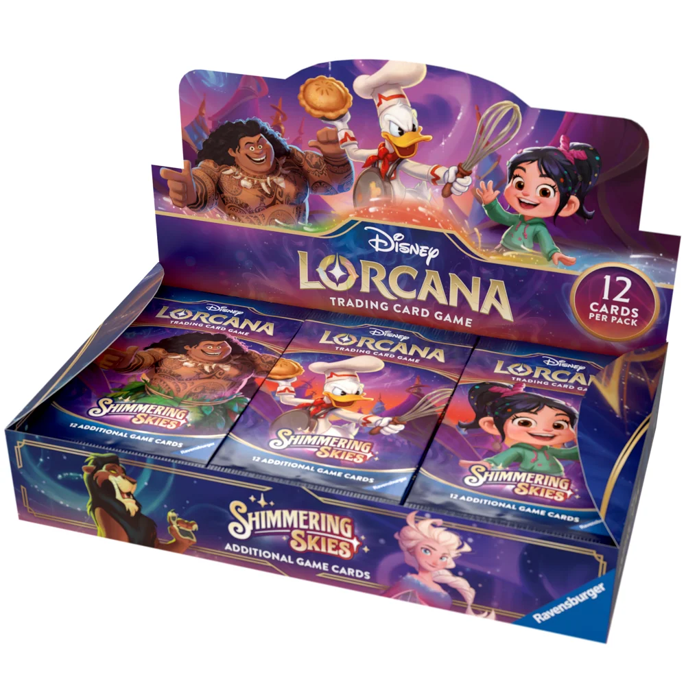 Disney Lorcana Trading Card Game Shimmering Skies Booster Box (24 Packs) Image 1