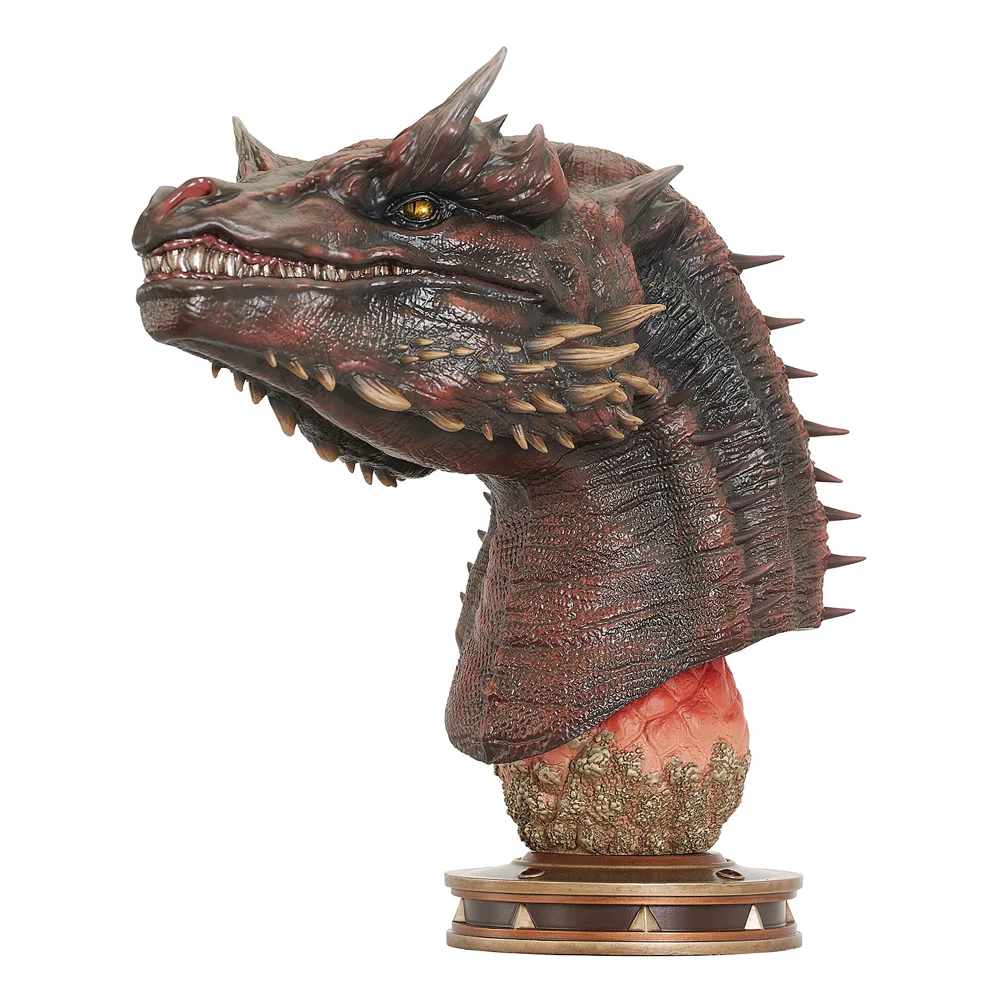 Diamond Select Game of Thrones House of the Dragon Legends in 3D Caraxes 12" Resin Bus - 30cm Image 1