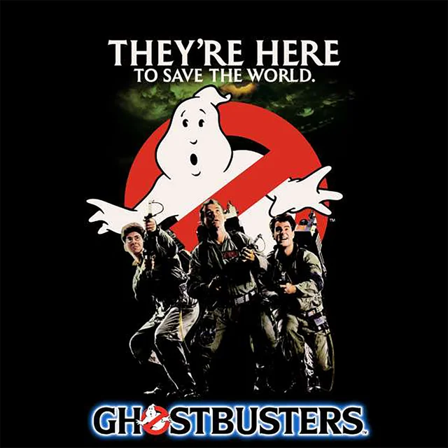 Ghostbusters Classic Poster Unisex T-Shirt - Black