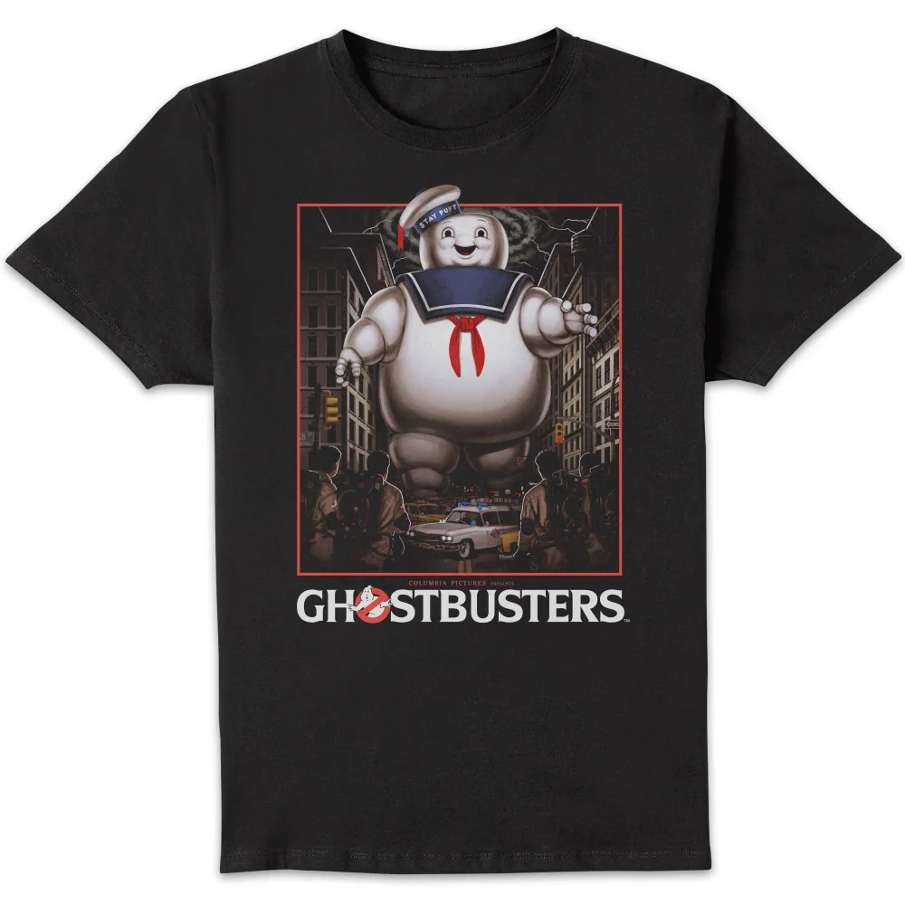 Ghostbusters Marshmallow Man Unisex T-Shirt - Black - S Image 1