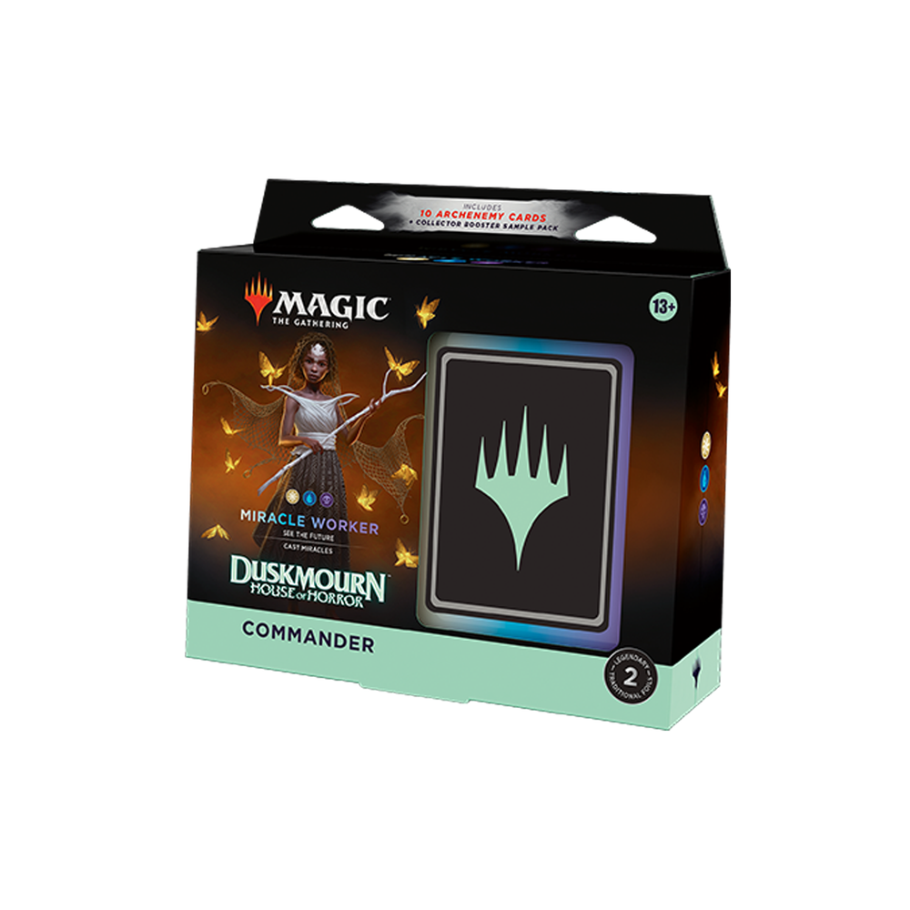 Magic: The Gathering TCG Duskmourn Miracle Worker Commander Deck Image 1
