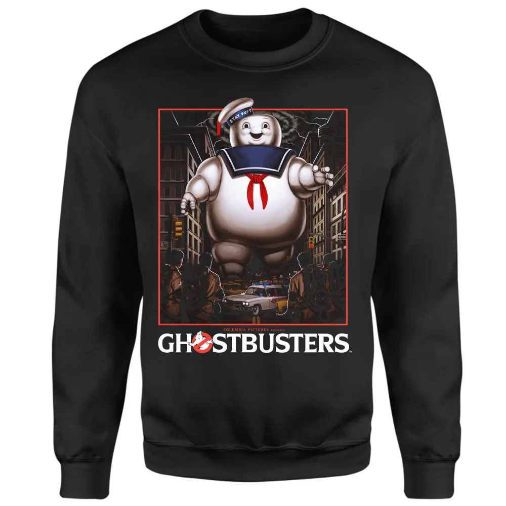 Ghostbusters Marshmallow Man Sweatshirt - Black - L - Noir Image 1
