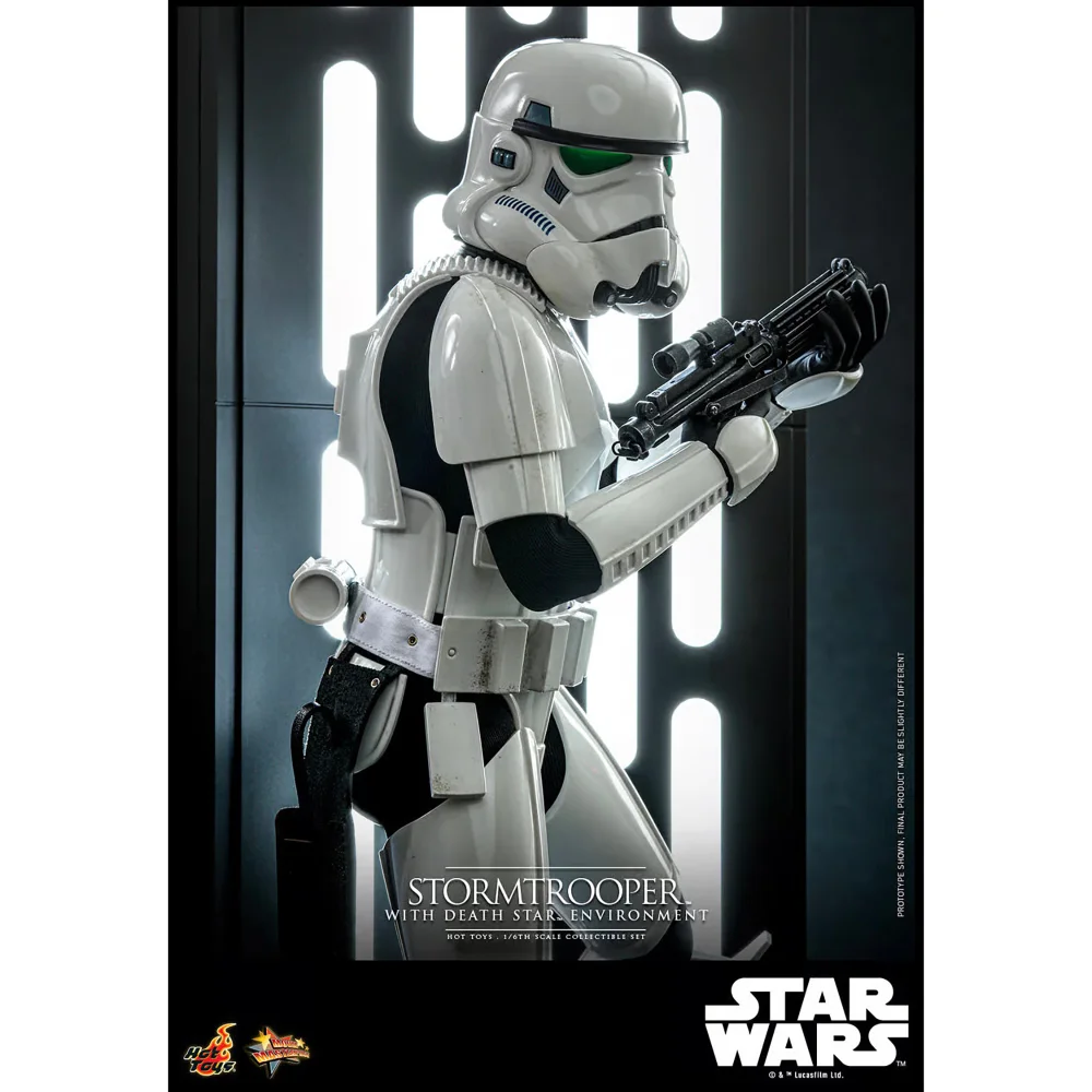 Hot Toys 1:6 Scale Star Wars Stormtrooper with Death Star Environment Statue Image 1