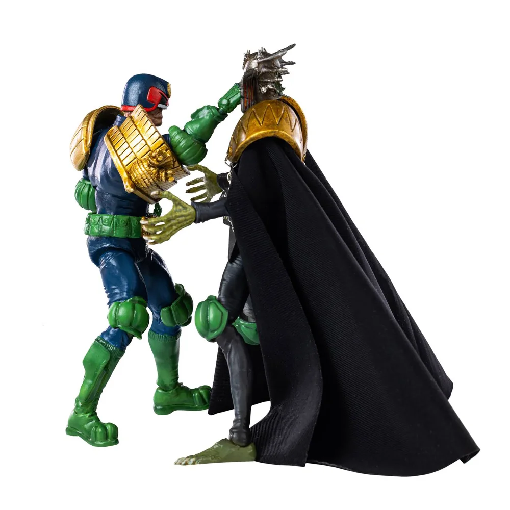 HIYA Judge Dredd 1:18 Gaze Into The Fist of Dredd Action Figure Set Image 1