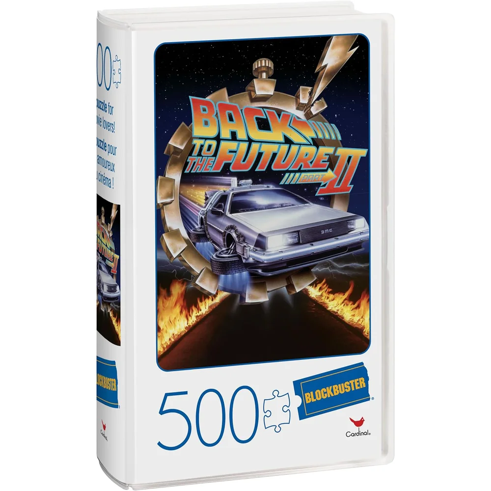 RETRO BLOCKBUSTER 500 PIECE JIGSAW - BACK TO THE FUTURE Image 1