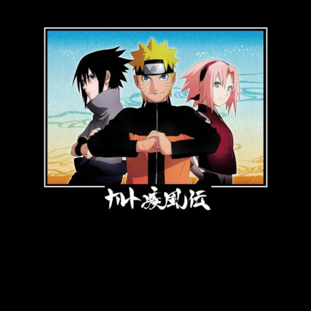 Naruto Team Unisex T-Shirt - Black