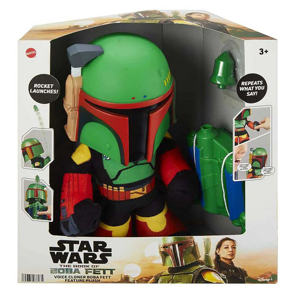 Star Wars Boba Fett Voice Cloner Feature 12" Plush Image 1