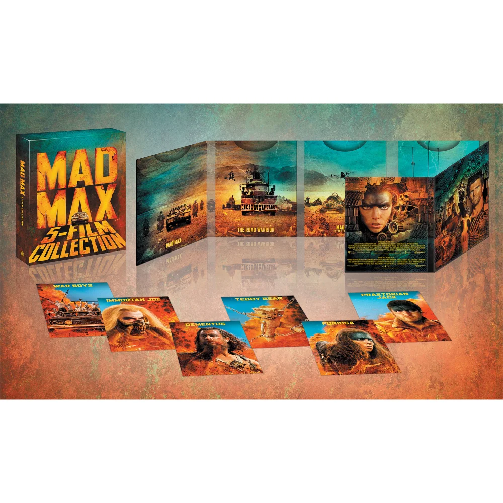 Mad Max 5 Film Collection 4K Ultra HD (Includes Blu-ray) Image 1