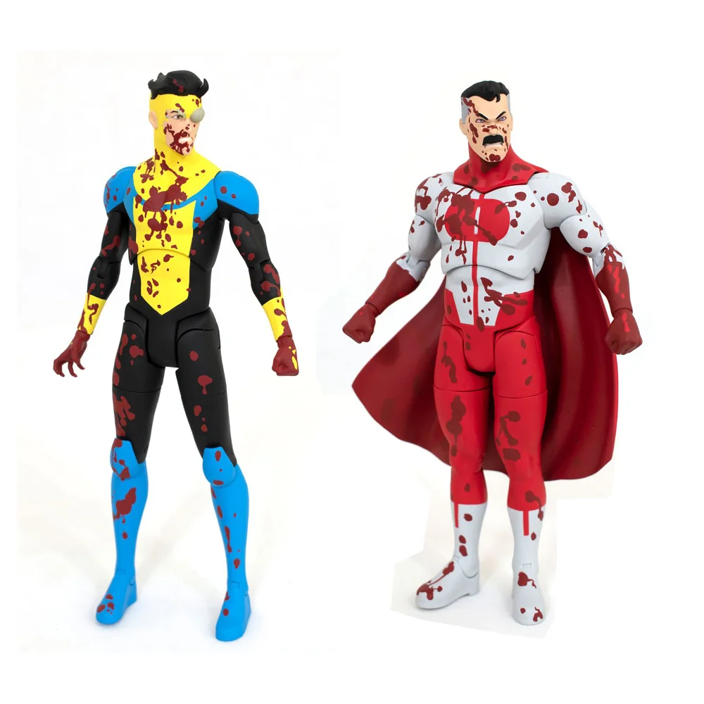Invincible Omni-Man and Invincible Duel Deluxe Action Figure Box Set Image 1