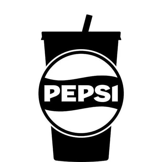 Pepsi Co. Large Cup Men's T-Shirt - White