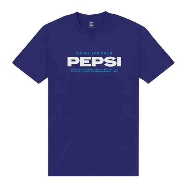 Pepsi Co. Ice Cold Men's T-Shirt - Blue