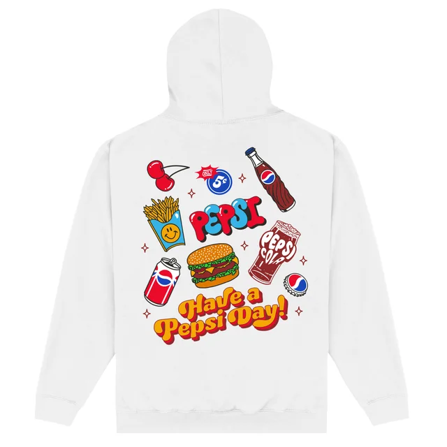Pepsi Co. Have A Pepsi Day! Hoodie - White