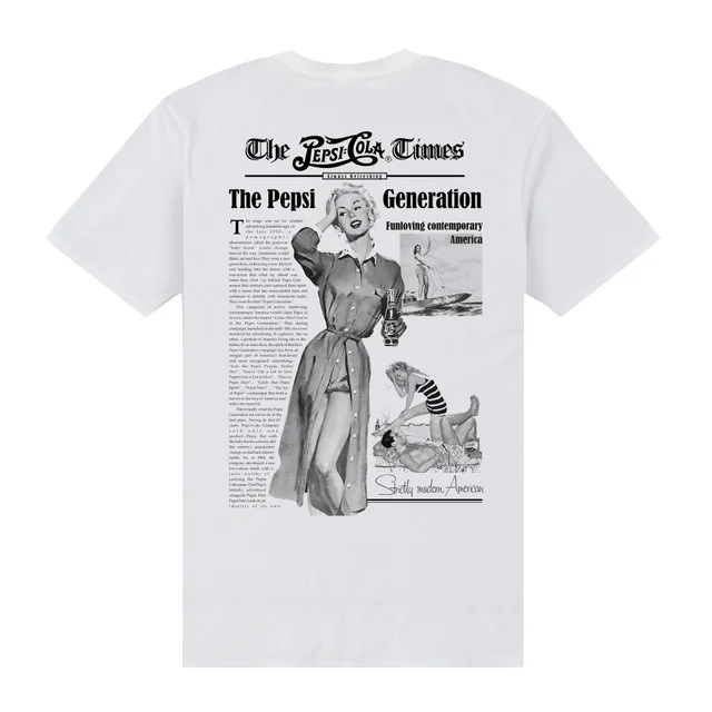 Pepsi Co. The Pepsi Generation Men's T-Shirt - White