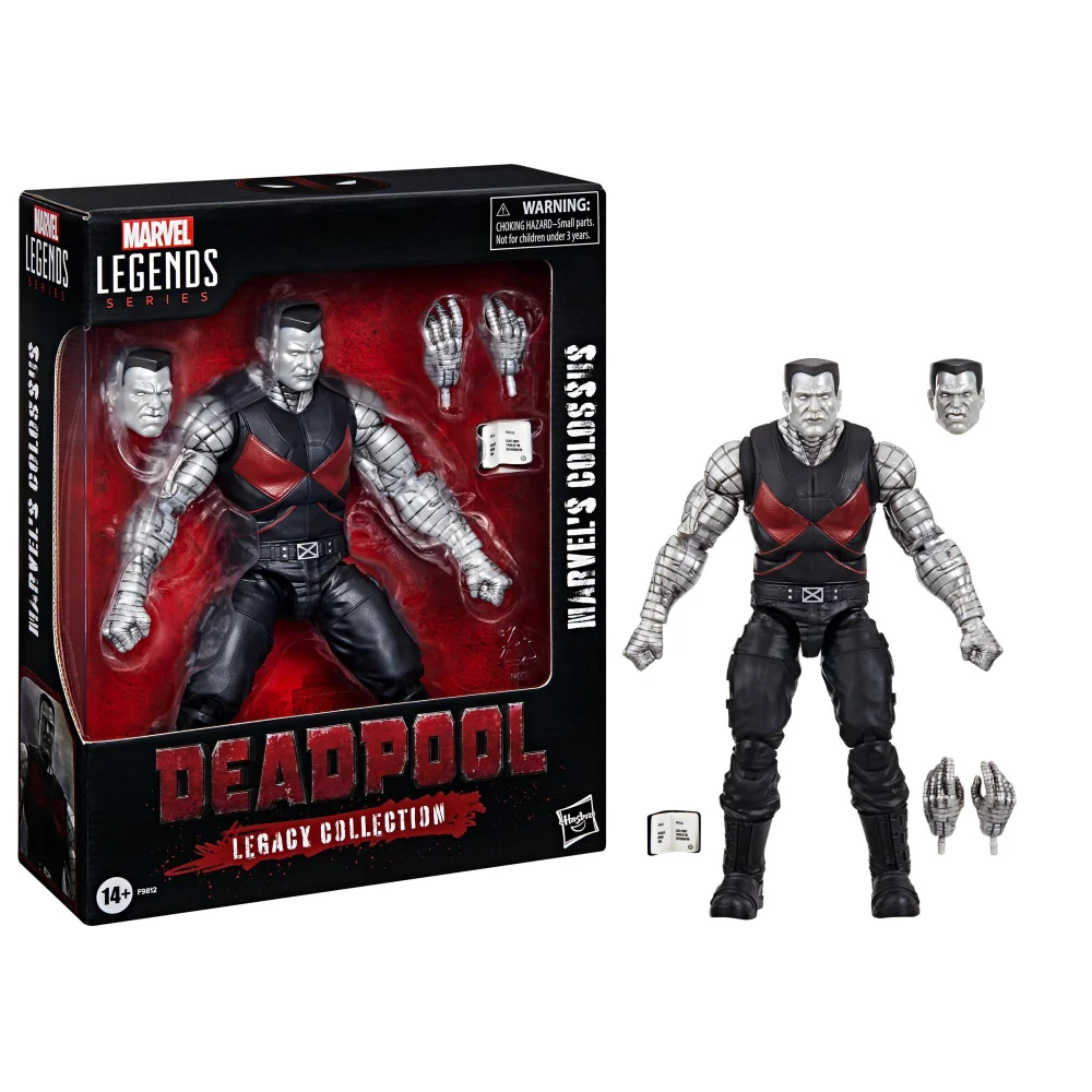 Marvel Legends Series Marvel’s Colossus, Deadpool Collectible Action Figure (6”) Image 1