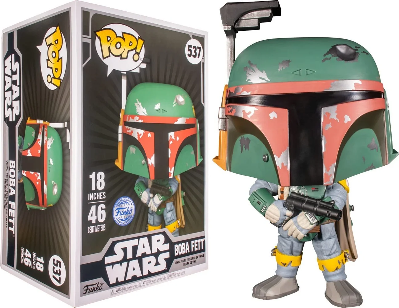Funko Pop! Star Wars Boba Fett 18" Pop Vinyl Image 1