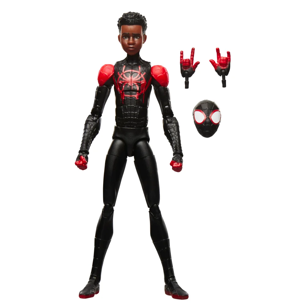 Hasbro Marvel Legends Series Miles Morales, Spider-Man: Into the Spider-Verse Collectible Action Figure (6”) Image 1