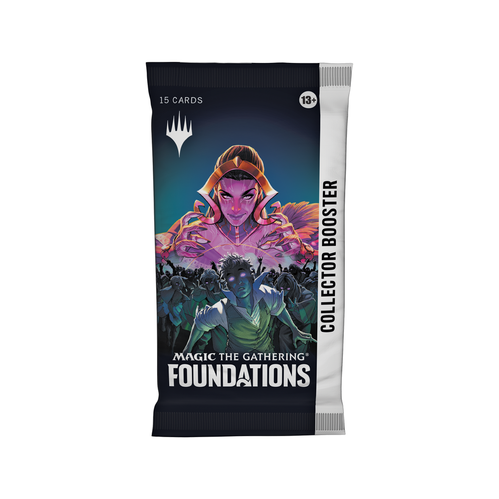 Magic The Gathering Foundations Collector Booster Trading Cards (15 Magic Cards) Image 1
