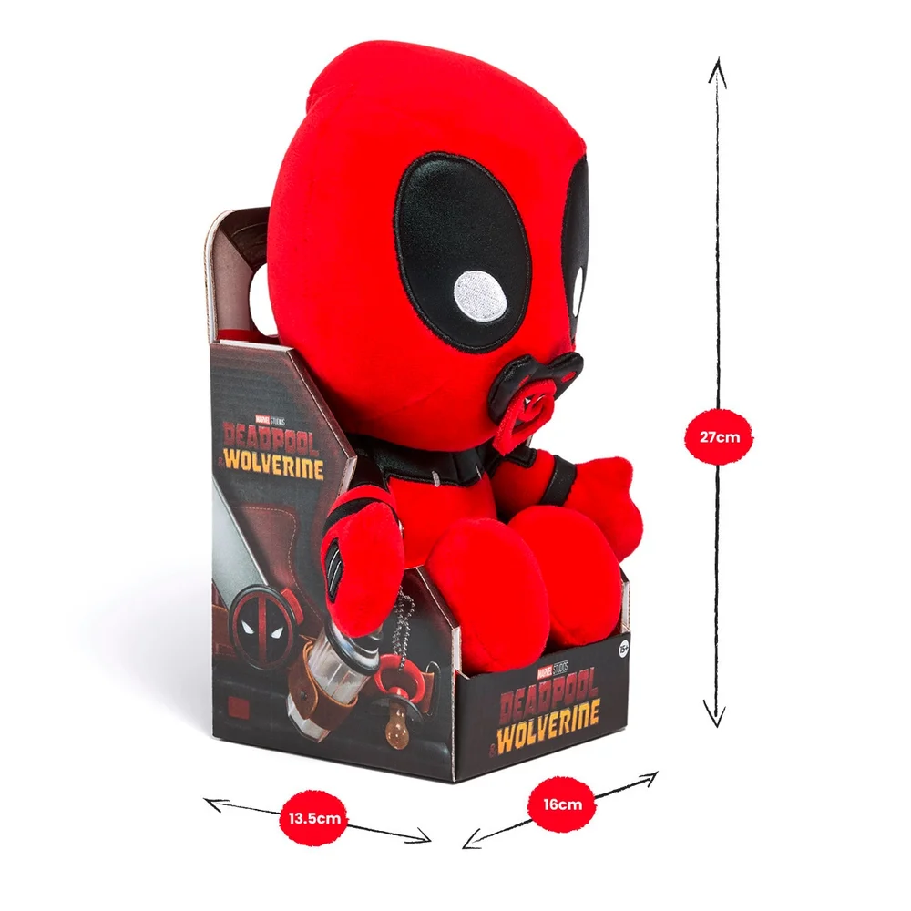 Disney Marvel Deadpool vs Wolverine Babypool 25cm Soft Toy Image 1