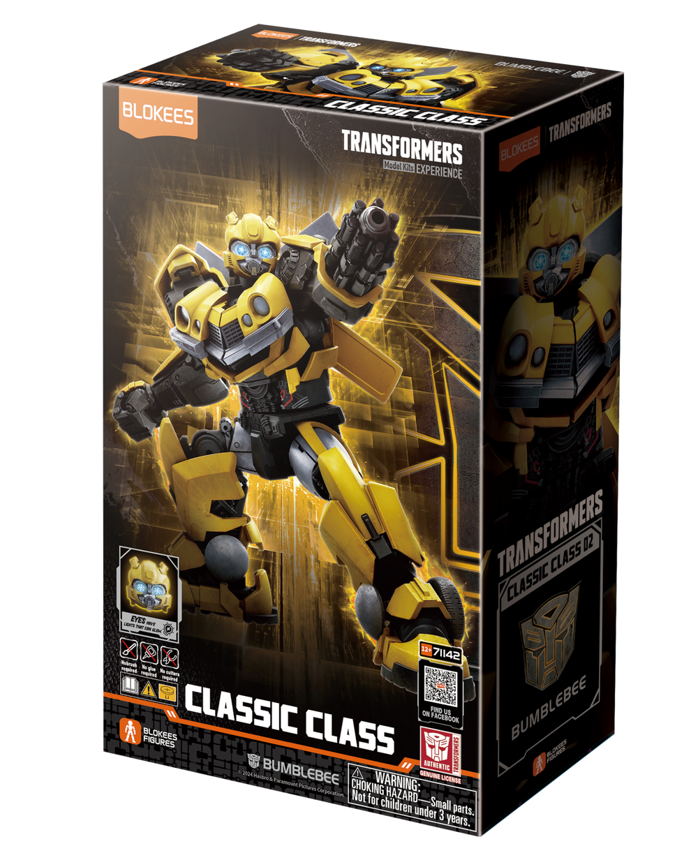 Blokees Figures Transformers Classic Class 02 Bumblebee Action Figure Image 1