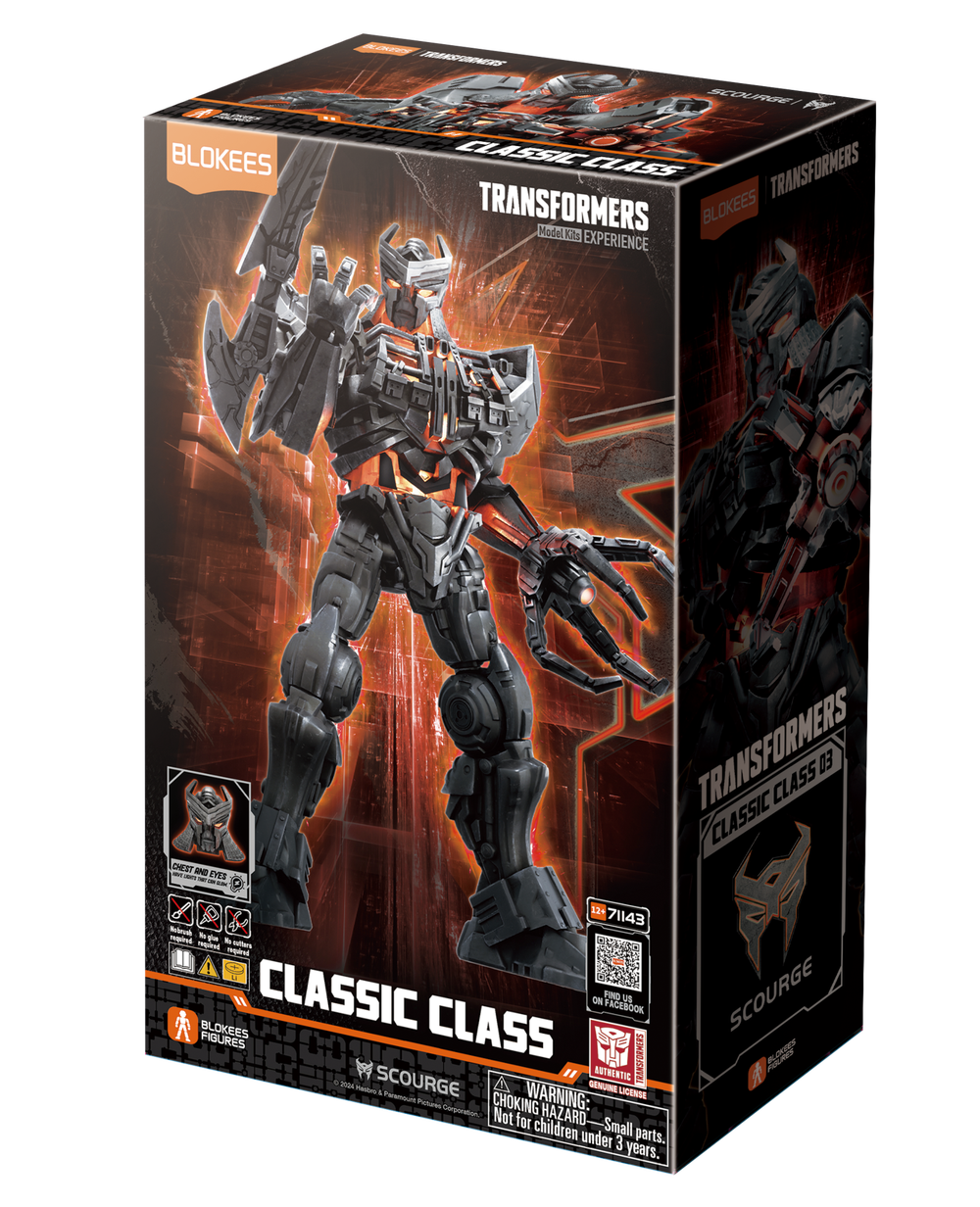 Blokees Figures Transformers Classic Class 03 Scourge Action Figure Image 1