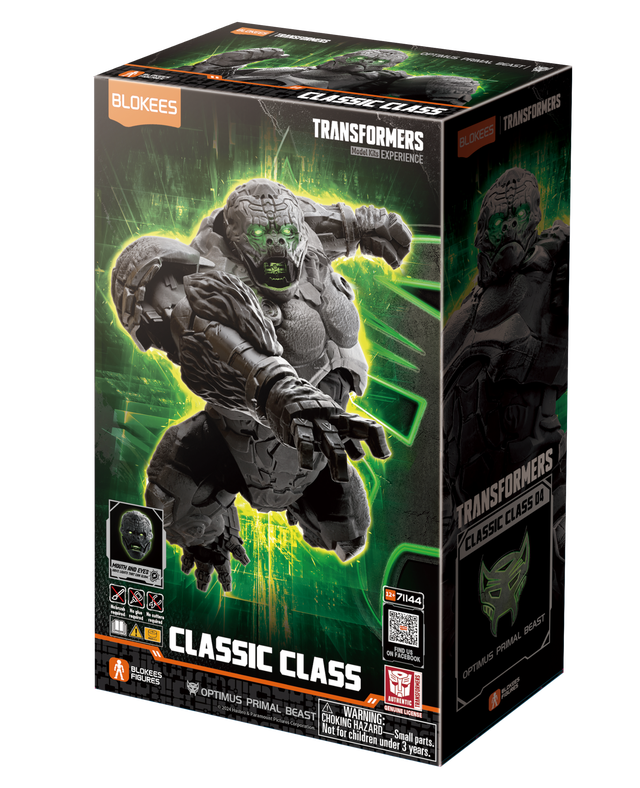 Blokees Figures Transformers Classic Class 04 Optimus Primal Beast Action Figure