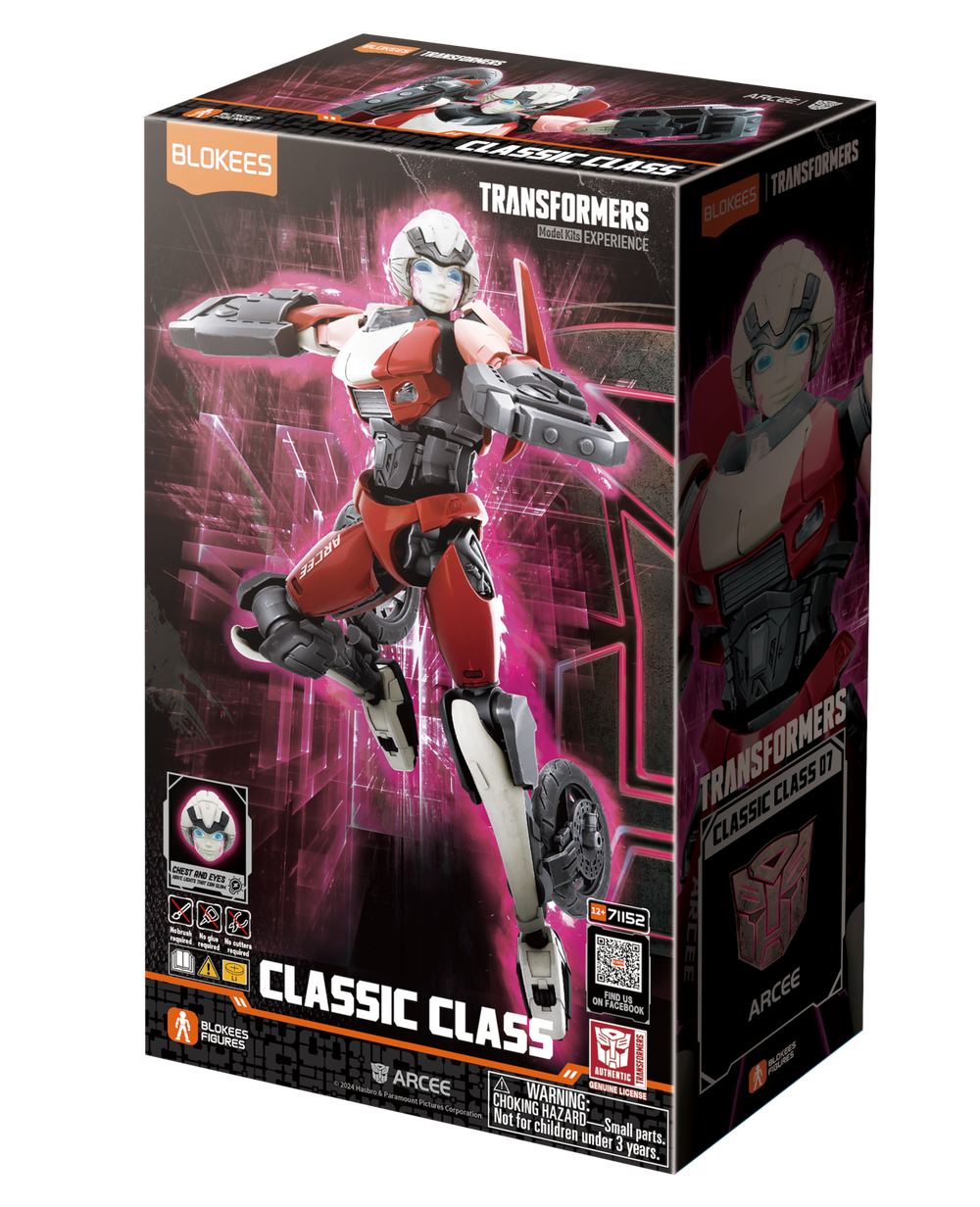 Blokees Figures Transformers Classic Class 07 Arcee Action Figure Image 1