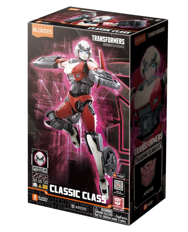 Blokees Figures Transformers Classic Class 07 Arcee Action Figure