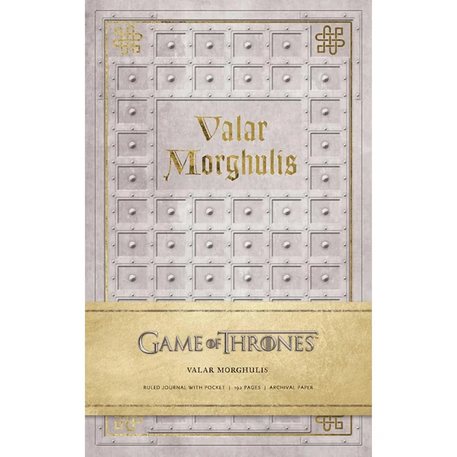 Game of Thrones: Valar Morghulis Hardcover Ruled Journal