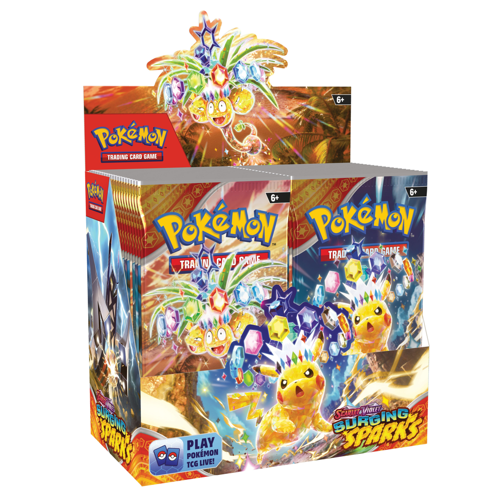 Pokémon TCG: Scarlet & Violet 8 Surging Sparks Booster CDU (36 Packs) Image 1
