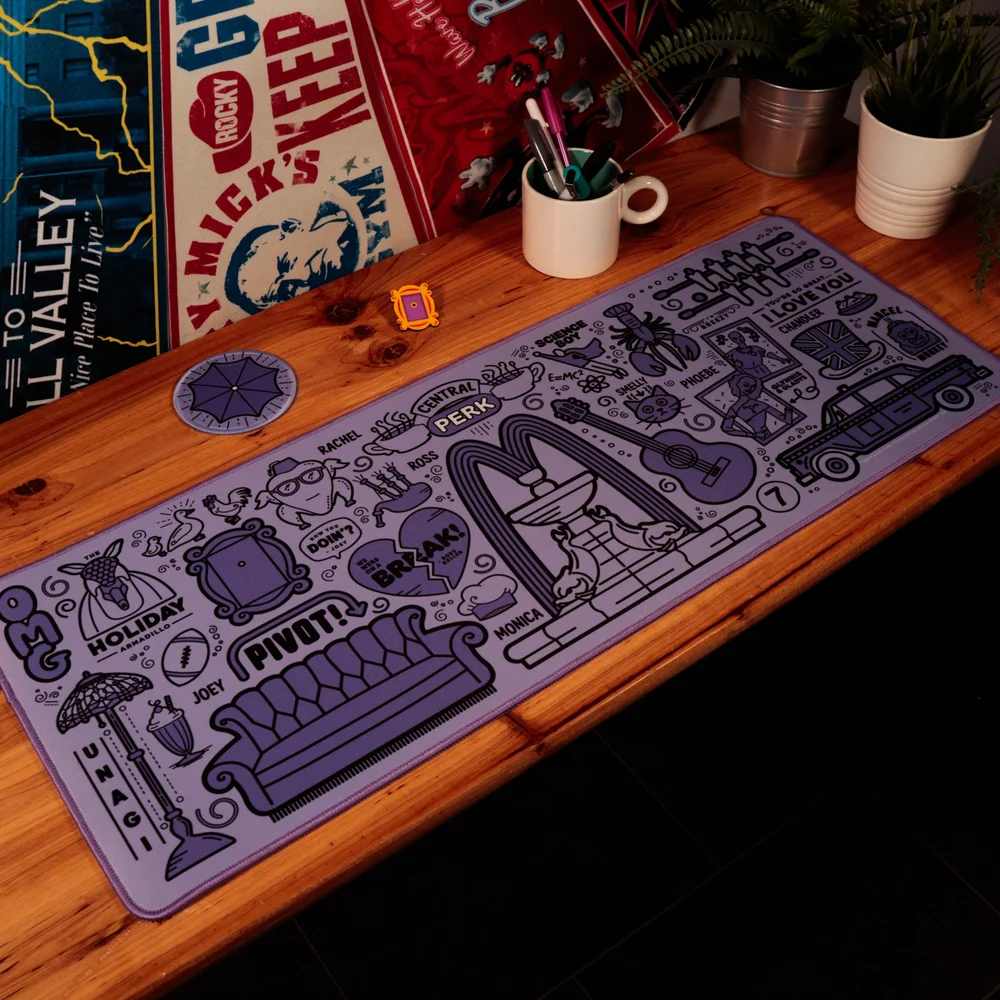 Friends Desk Pad & Coaster Set Image 1