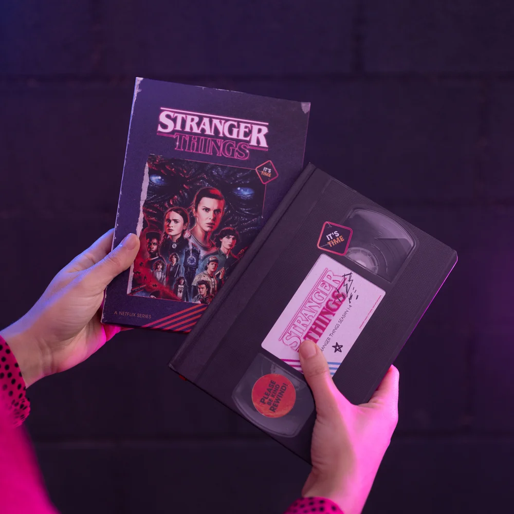 Stranger Things VHS Premium A5 Notebook Image 1