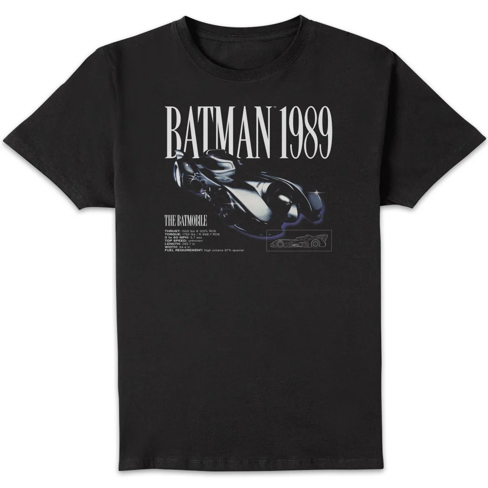 BATMAN Batmobile Unisex T-Shirt - Black - 4XL Image 1