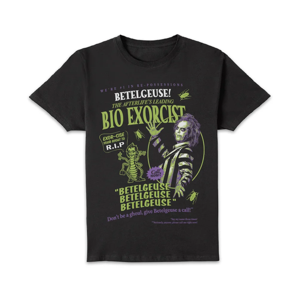 Beetlejuice Bio Exorcist Unisex T-Shirt - Black - XXL Image 1