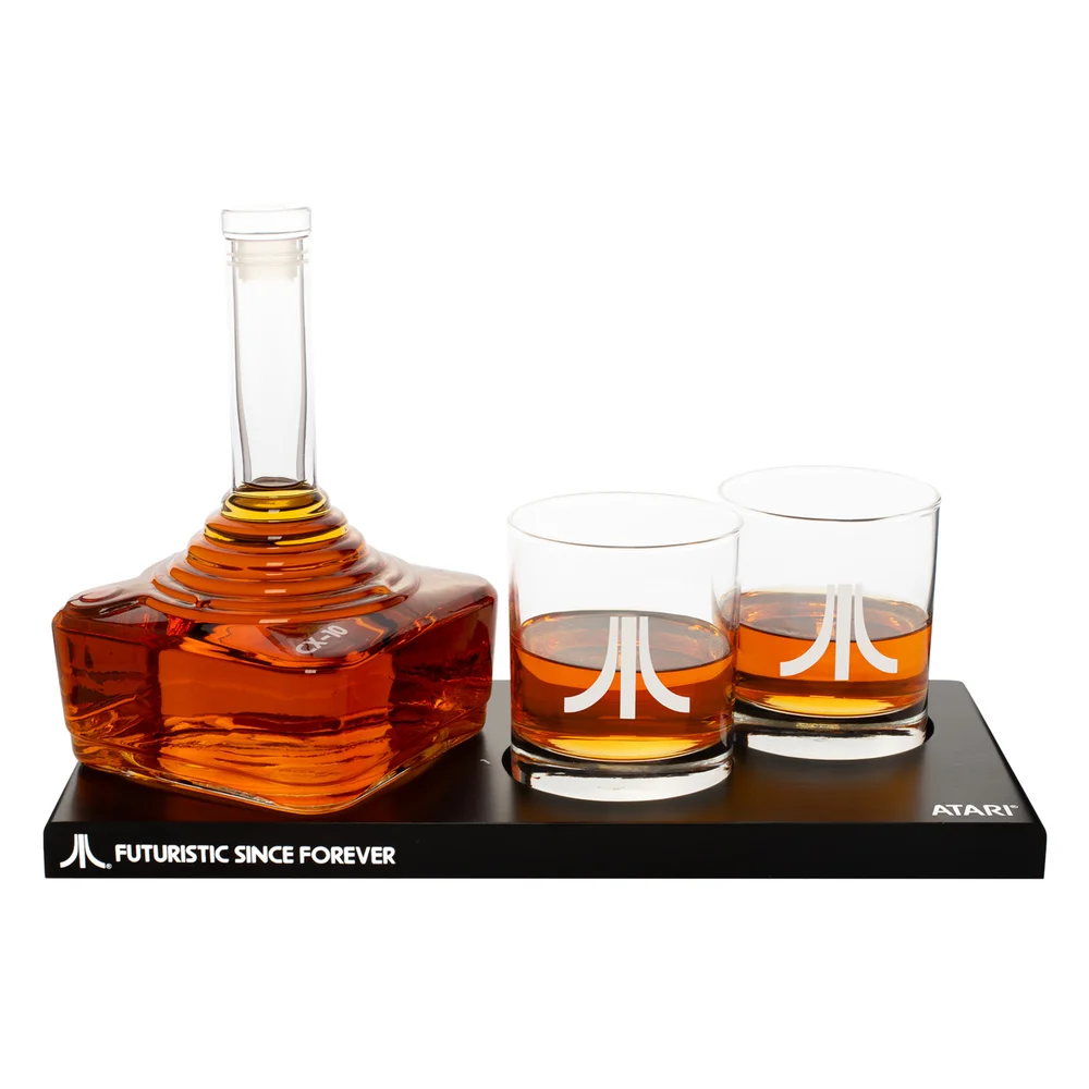Official Atari 3D Joystick Decanter Set. Decanter 750ML and Glasses 200ML Image 1