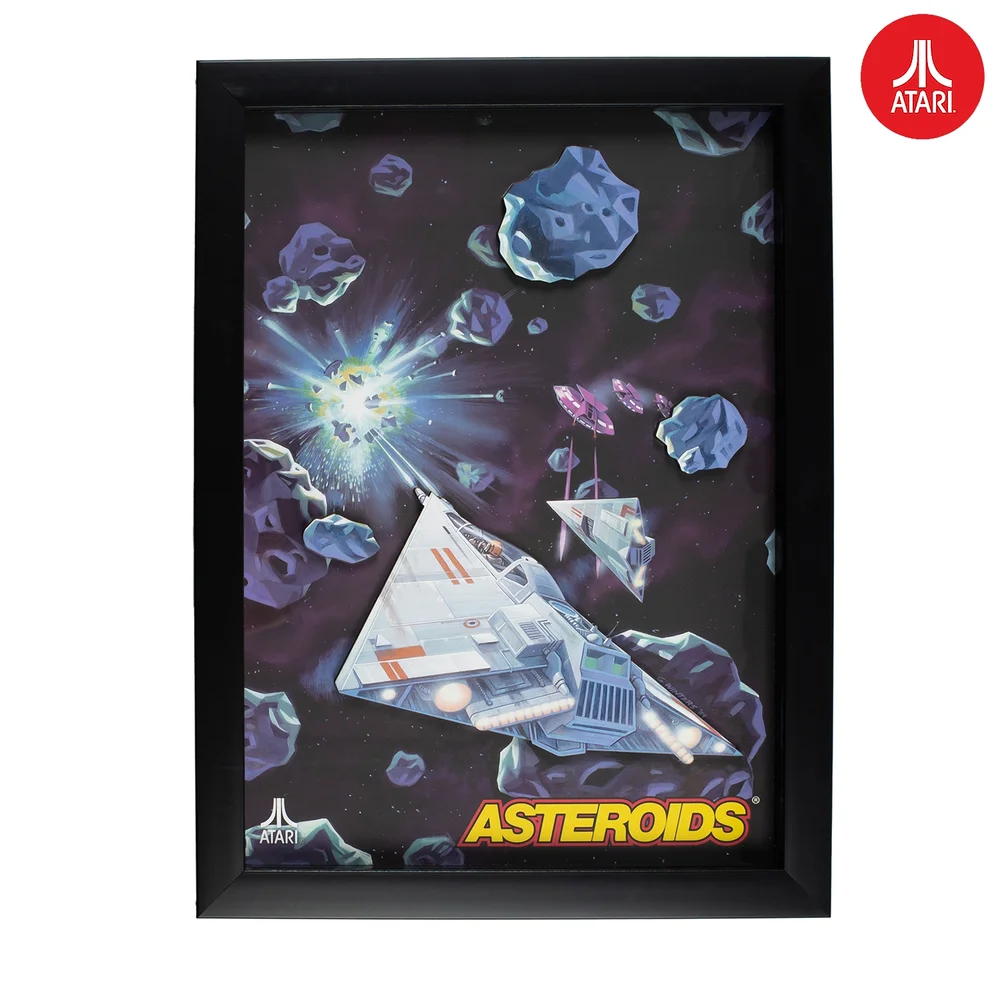 Official Atari 3D Wall Art - Asteroids Collection Image 1
