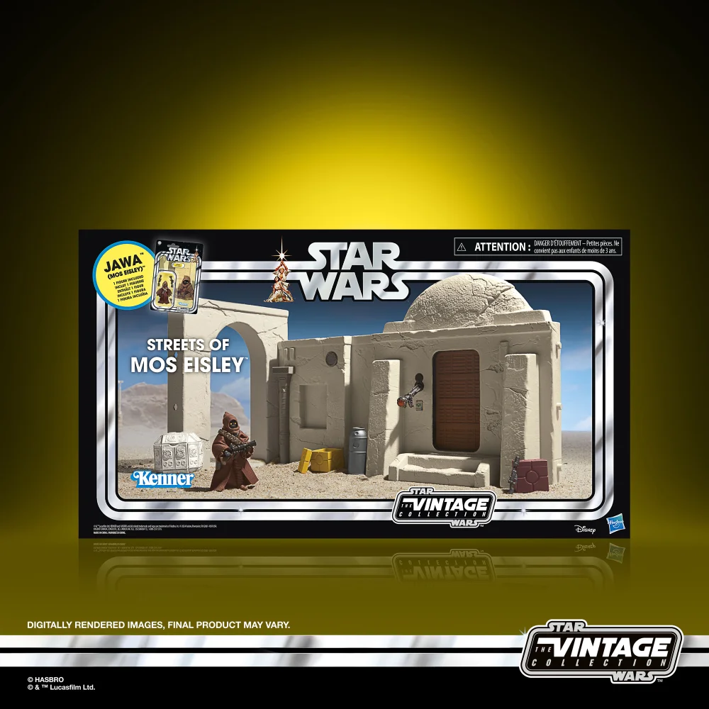 Hasbro Star Wars The Vintage Collection Streets of Mos Eisley Playset (3.75”) Image 1