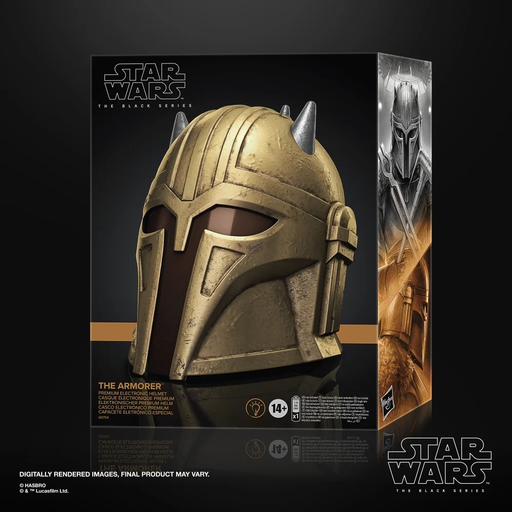 Hasbro Star Wars The Black Series The Armorer Premium Electronic Roleplay Helmet Image 1